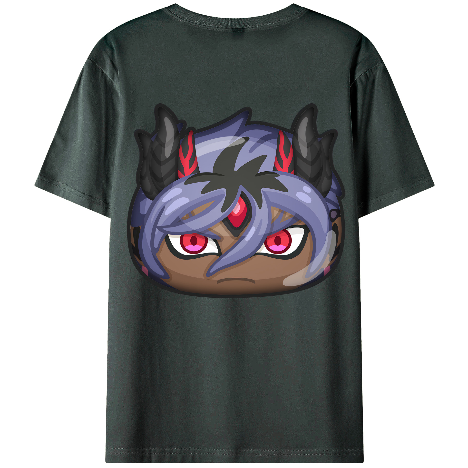 （画像用） 妖怪ウォッチ Yo-kai Watch 綿100％ メンズ半袖Tシャツ（バックプリント） 通気性